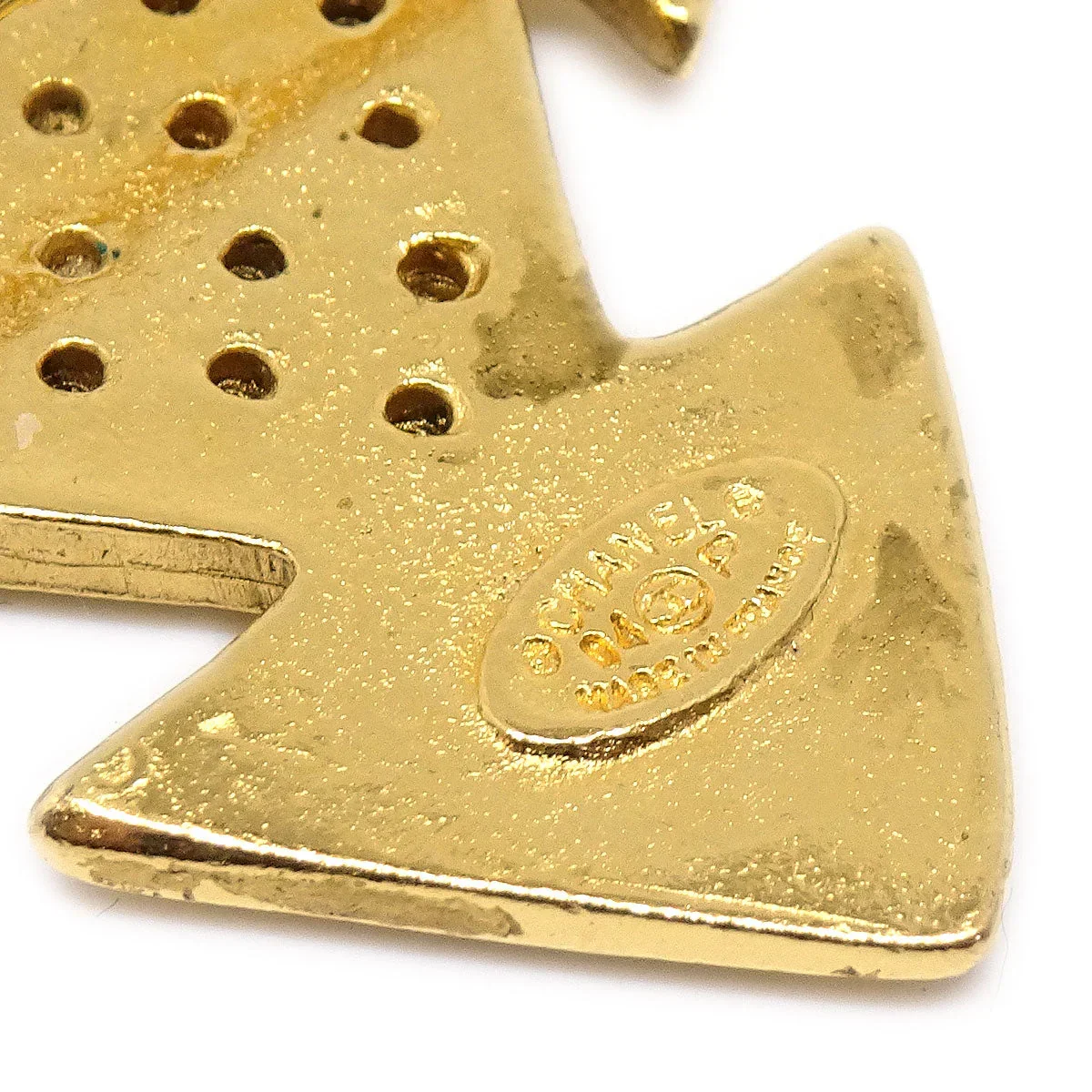 CHANEL 1994 Brooch Pin Gold - Image 4