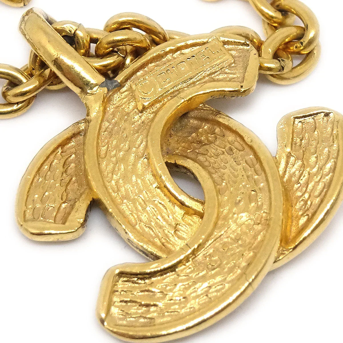 CHANEL Quilted CC Chain Necklace 3858 - Image 3