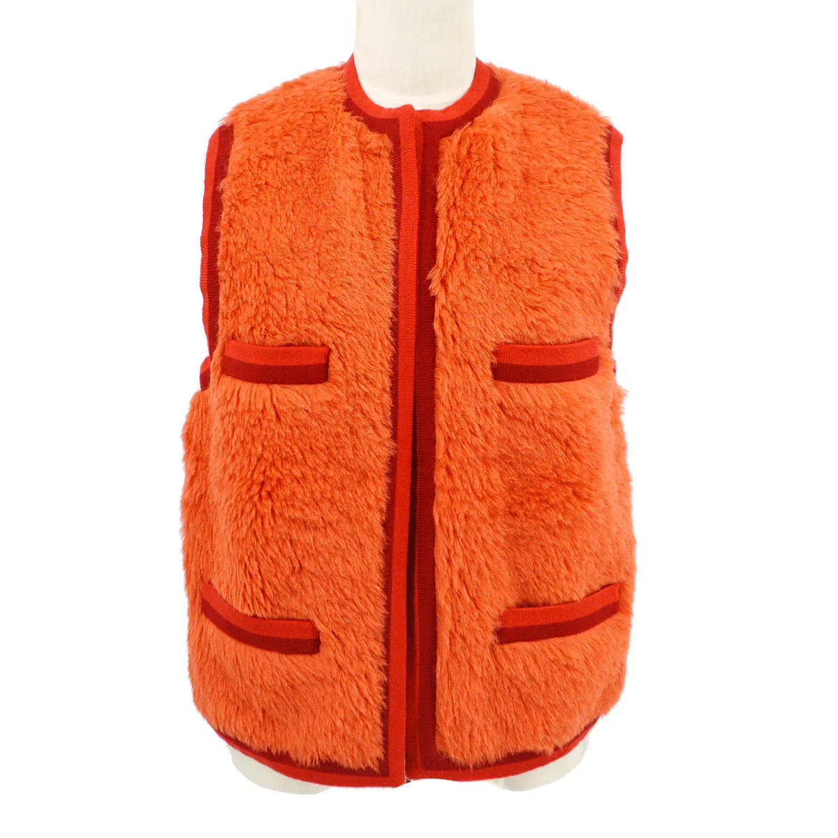 Chanel Fall 1994 CC Fur Vest  #34 - Image 4