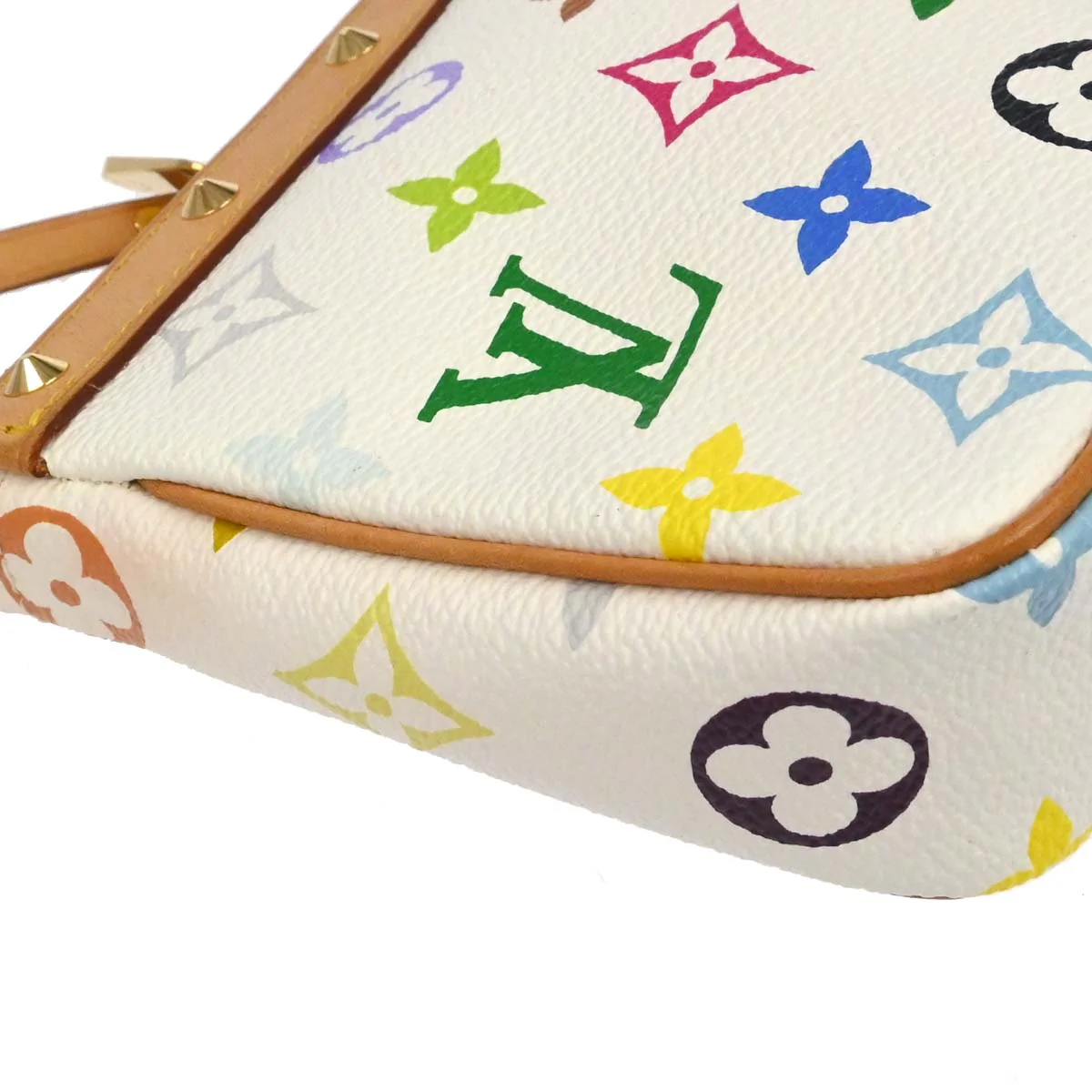 Louis Vuitton White Multicolor Pochette Accessoires M92649 - Image 5