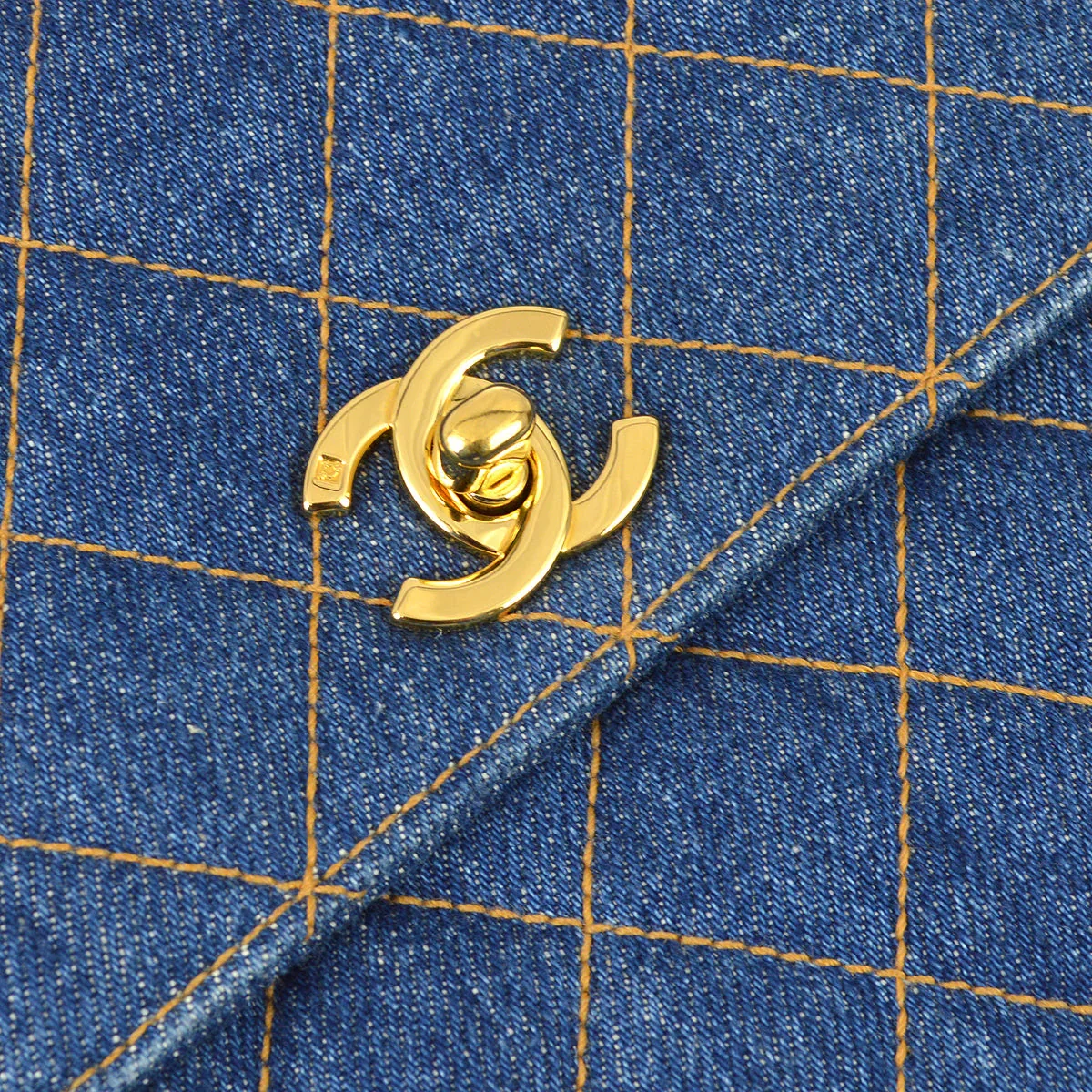 Chanel * 1996-1997 Denim Kelly 25 - Image 5