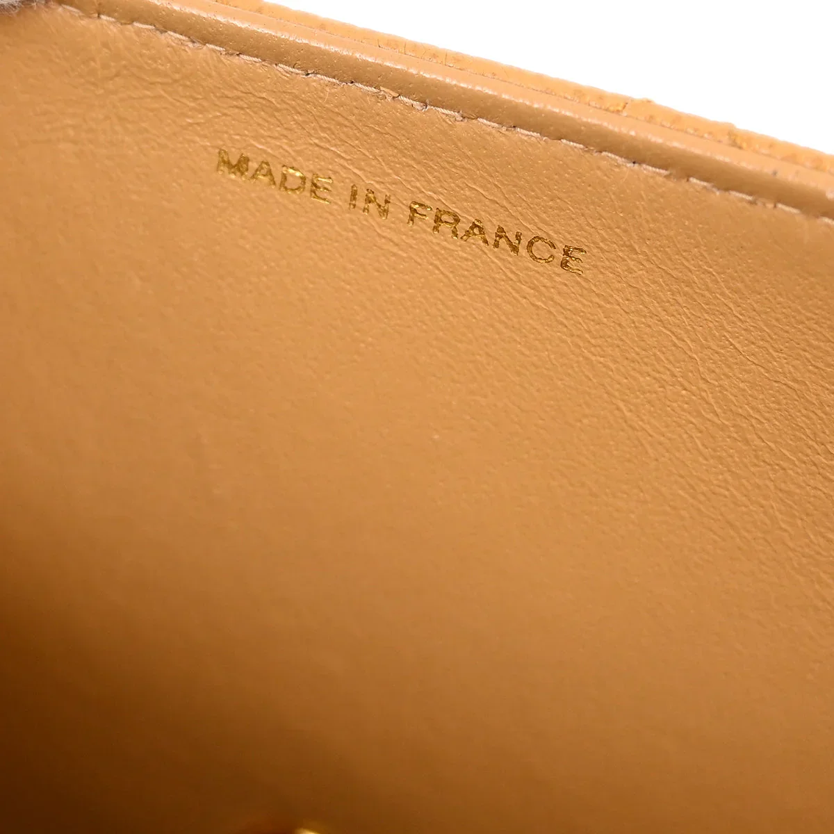 Chanel Beige Caviar Single Flap Shoulder Bag - Image 8