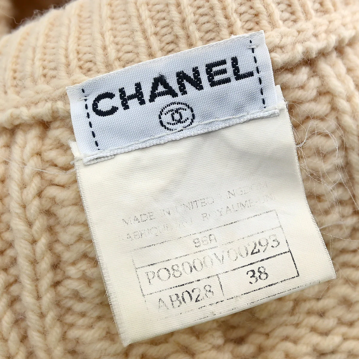 Chanel 1996 Fisherman Sweater White #38 - Image 9