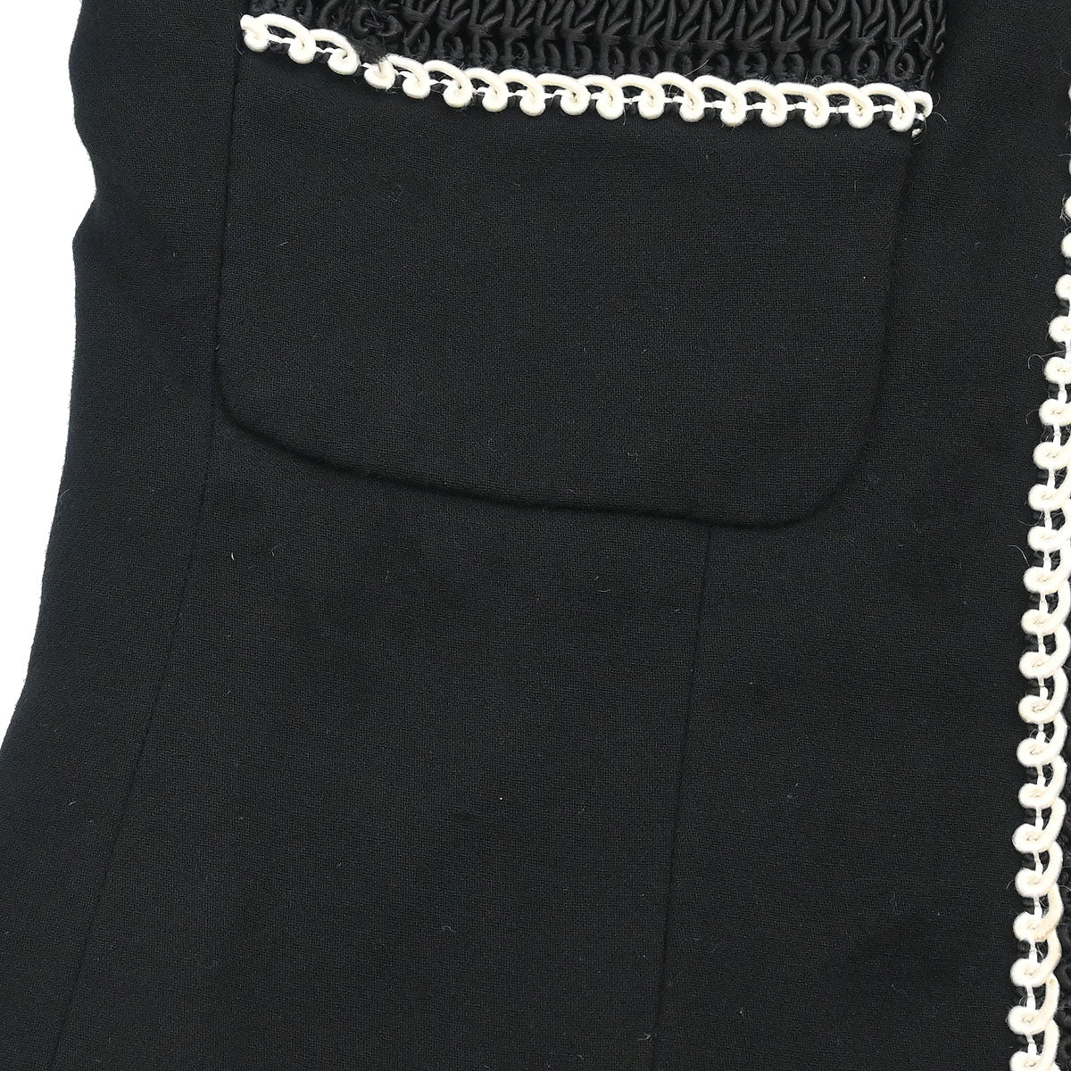Chanel 1987 Single Breasted Jacket Black #38 - Image 7