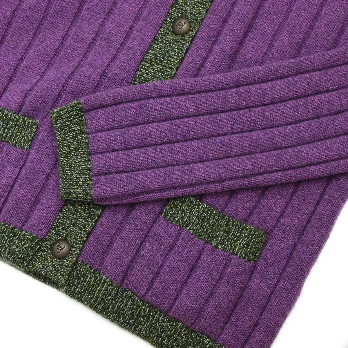 Chanel 1997 Cardigan Purple #38 - Image 5