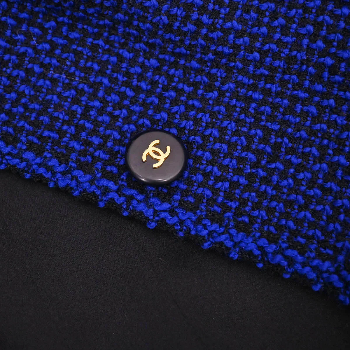 Chanel 1995 Skirt Suit Jacket Navy #40 - Image 6