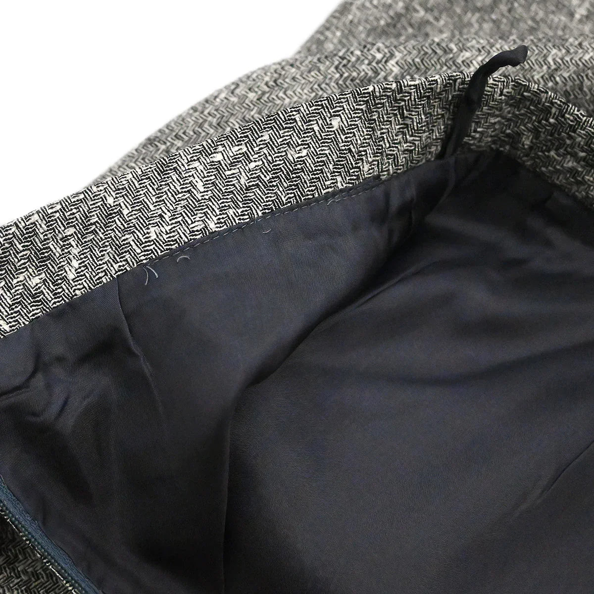 Celine Setup Suit Jacket Skirt Gray #40 - Image 6