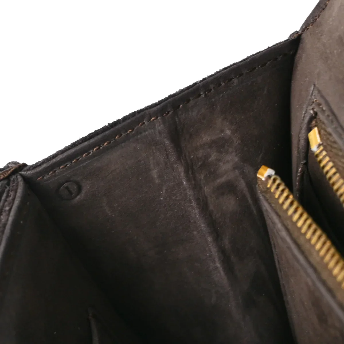 Hermes 1979 Brown Suede Alcazar Shoulder Bag - Image 10