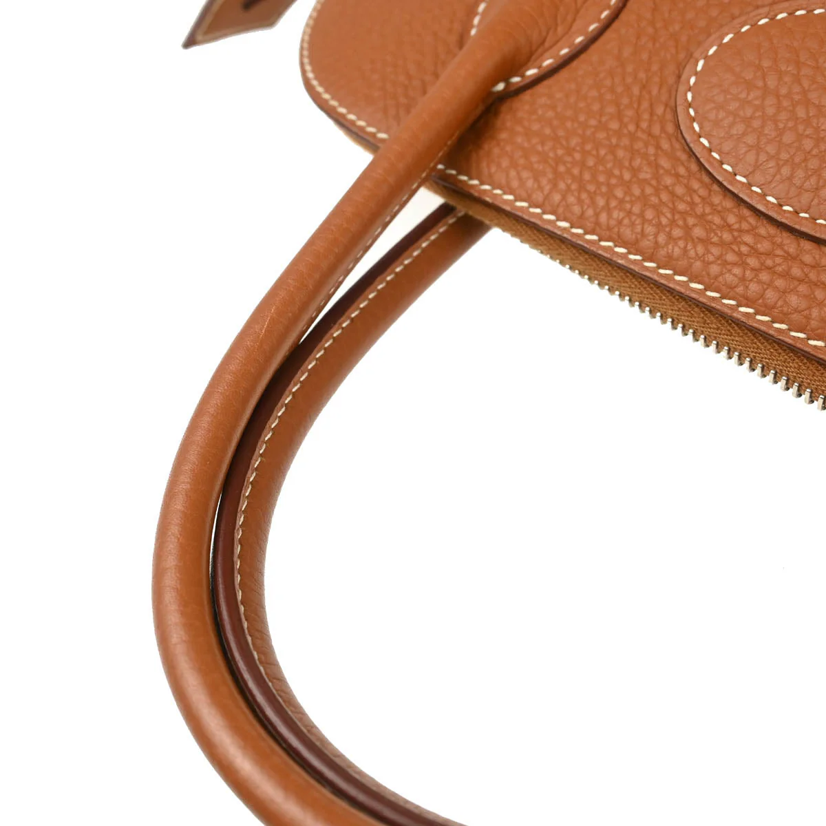 Hermes 2015 Gold Taurillon Clemence Bolide 31 2way Shoulder Handbag - Image 6
