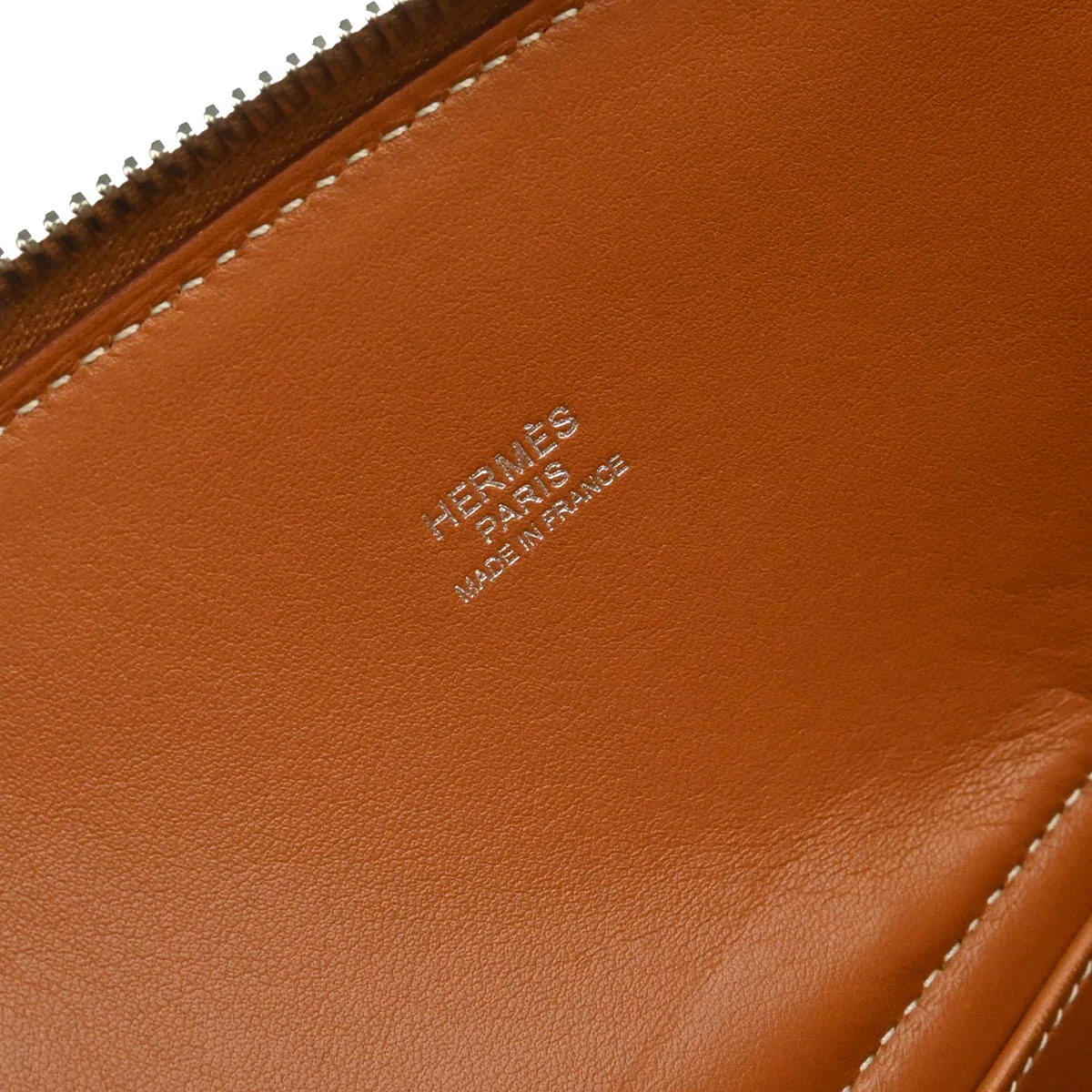 Hermes 2015 Gold Taurillon Clemence Bolide 31 2way Shoulder Handbag - Image 9