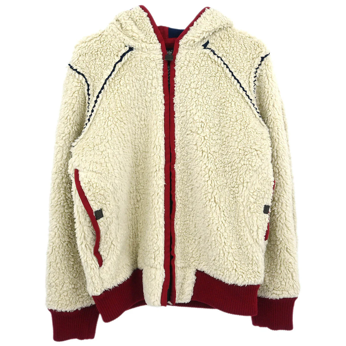 Chanel Sport Line Zip Up Jacket Ivory