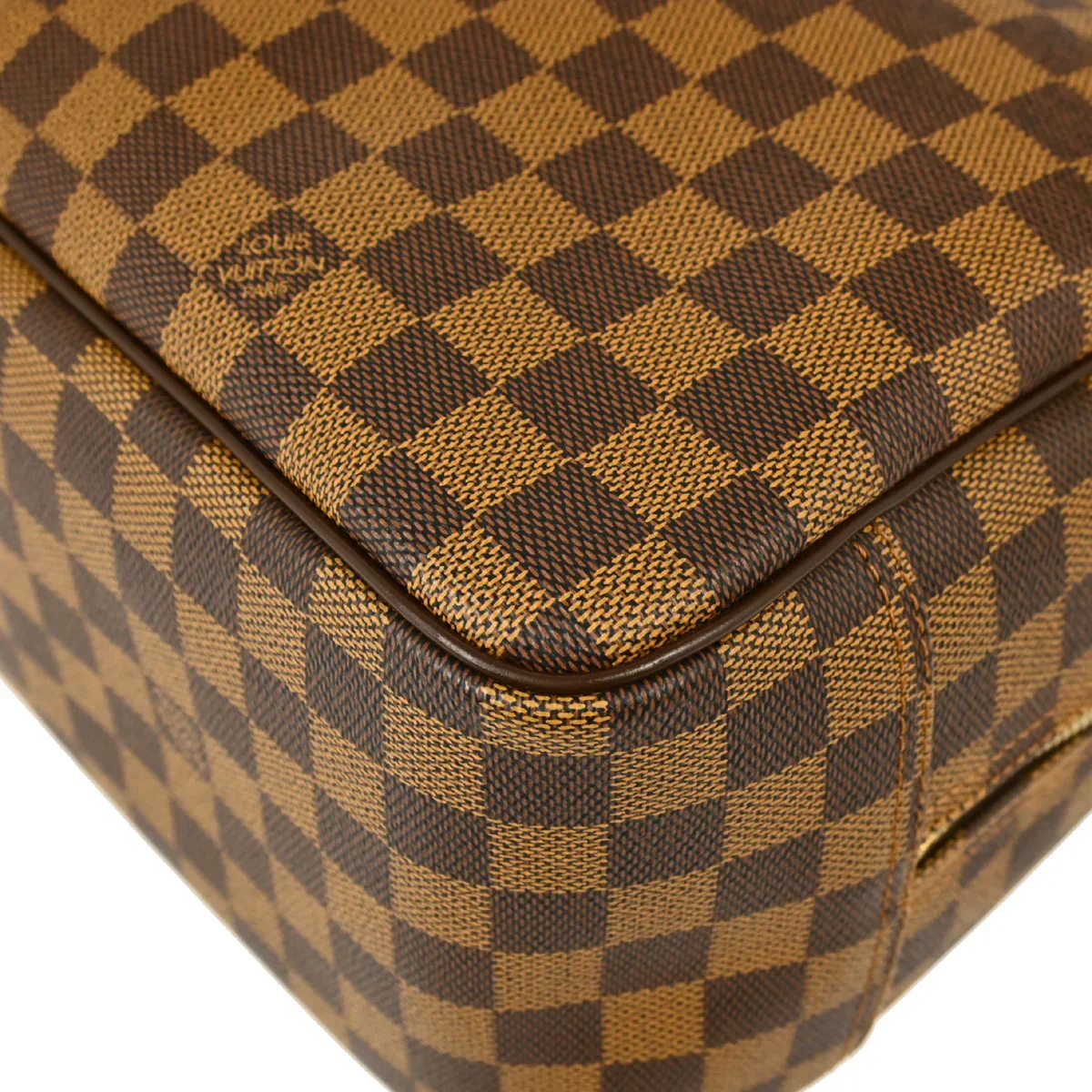 Louis Vuitton 2002 Damier Deauville Bowling Vanity Handbag N47272 - Image 4