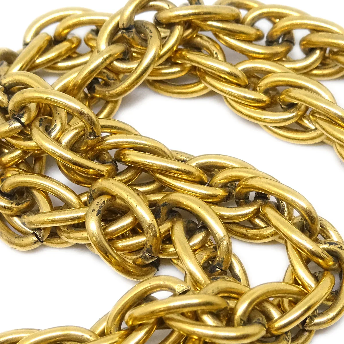 Chanel Chain Necklace Gold 3639 - Image 3