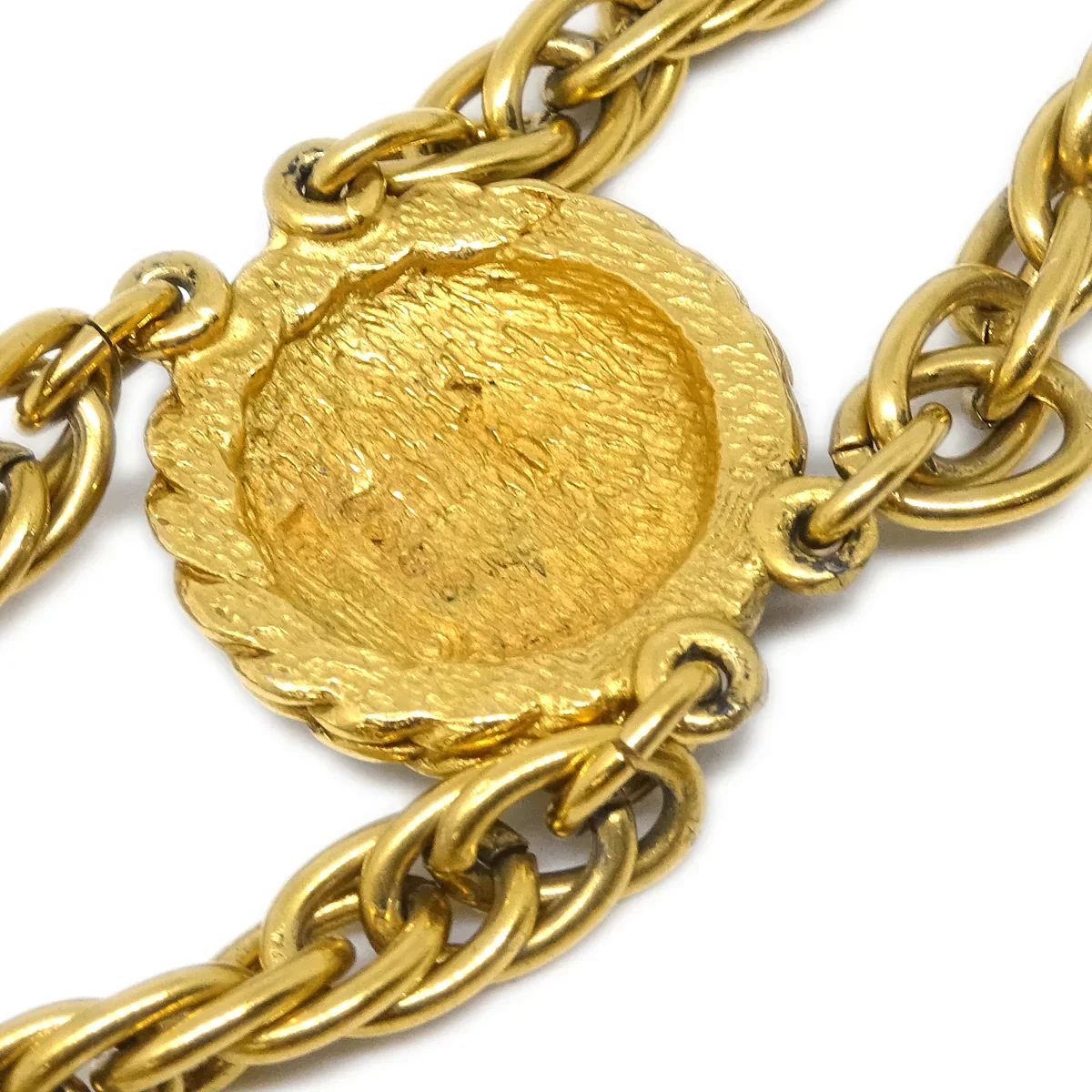 Chanel Chain Necklace Gold 3639 - Image 4