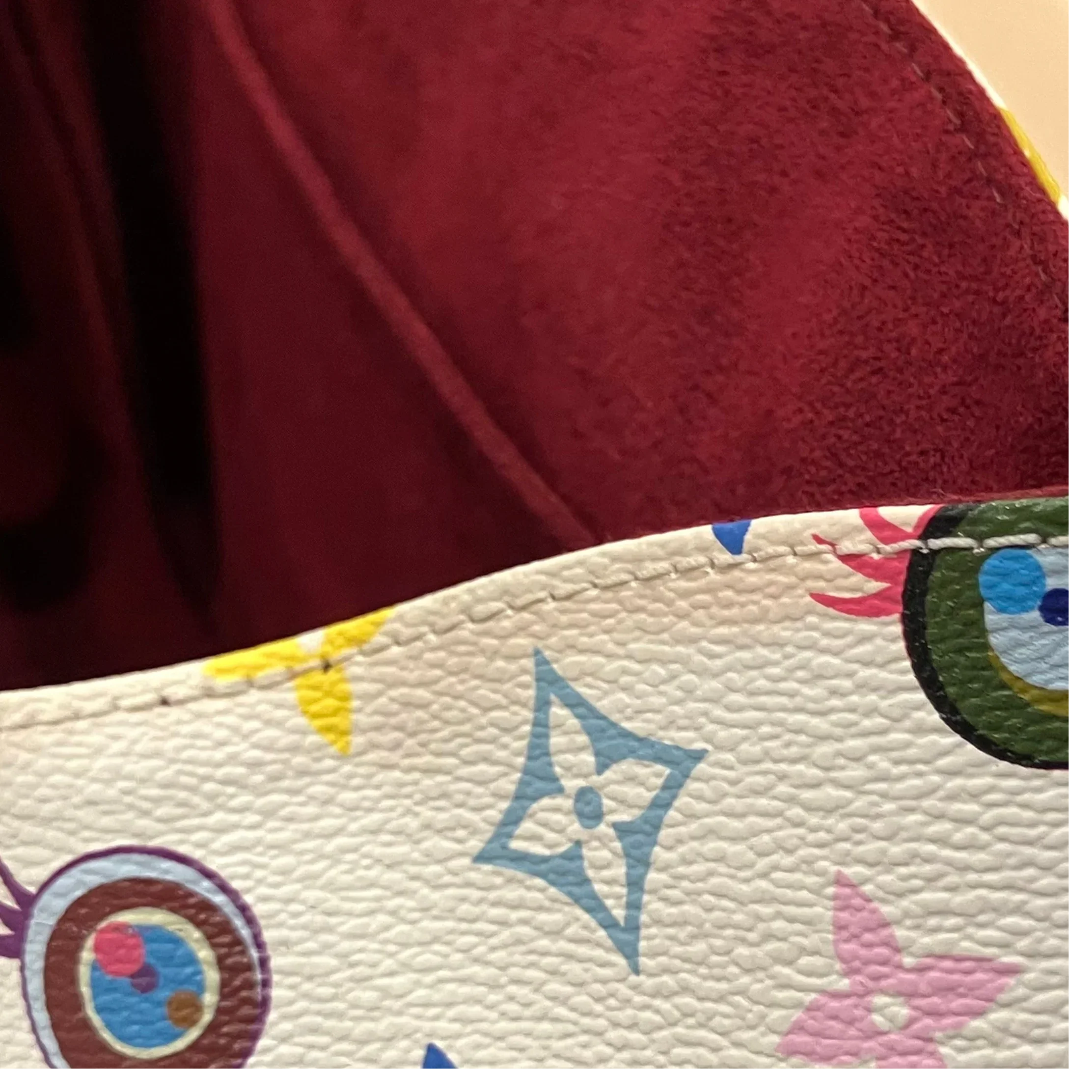 Louis Vuitton 2003 White Eye Love Monogram Sac Retro GM Handbag M92053 - Image 12