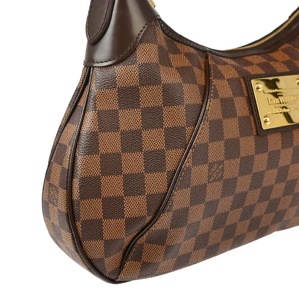 Louis Vuitton 2010 Damier Thames GM Hobo Shoulder Bag N48181 - Image 3