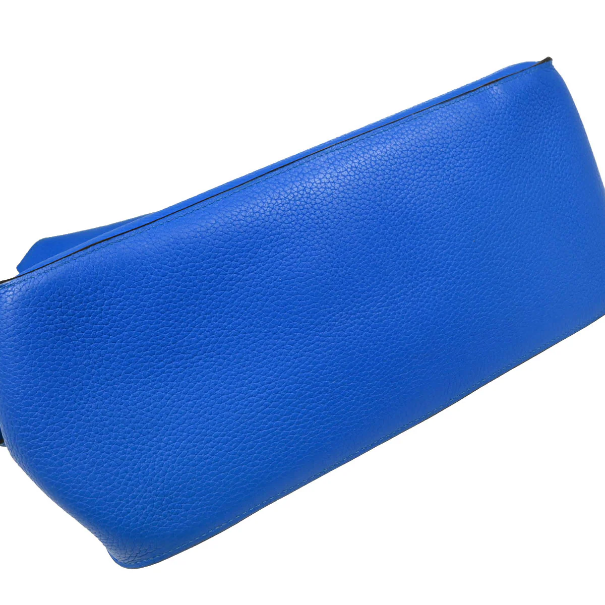 Hermes 2013 Blue Taurillon Clemence Jypsiere 34 Shoulder Bag - Image 5