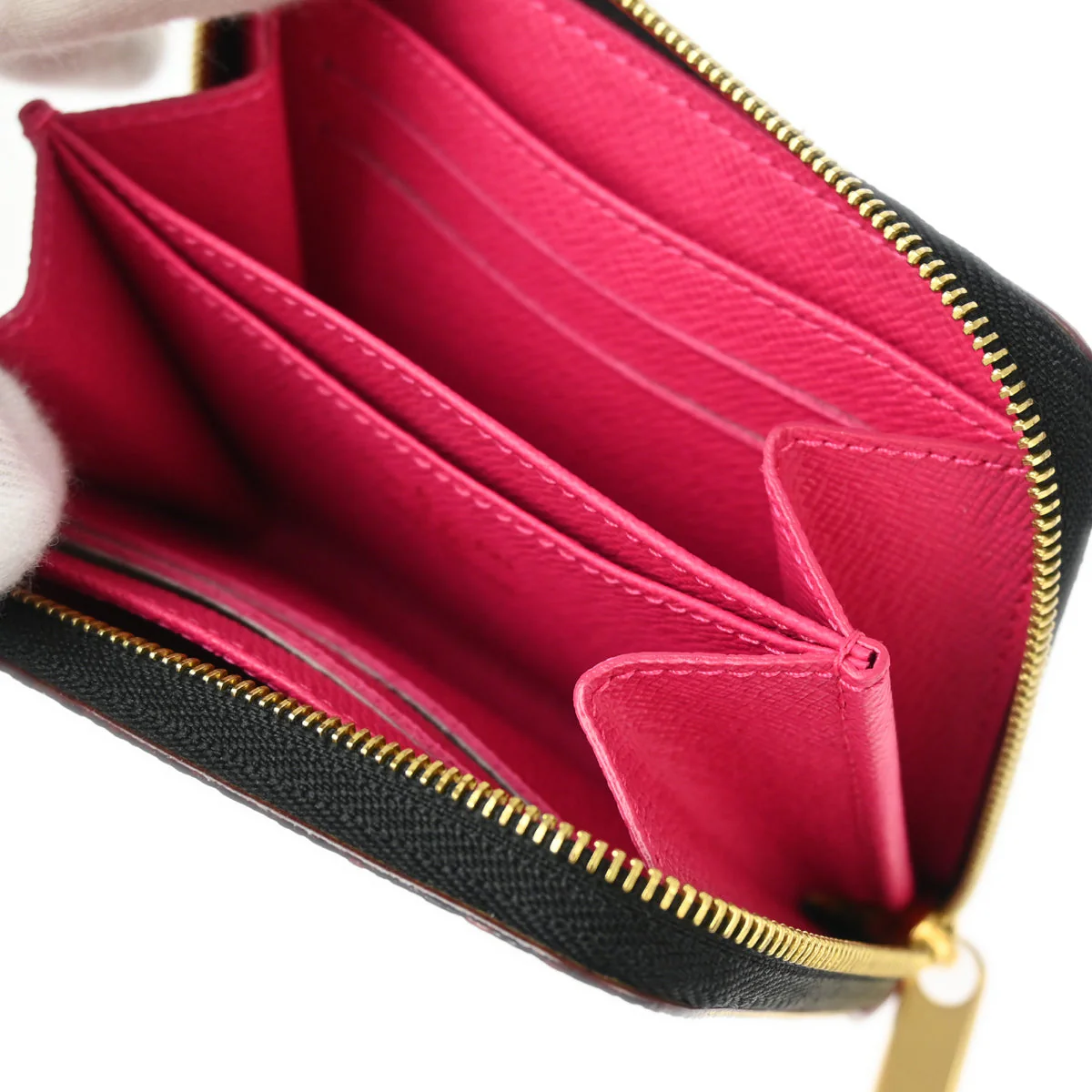 Louis Vuitton 2012 Black Multicolor Zippy Coin Purse Wallet M93740 - Image 5