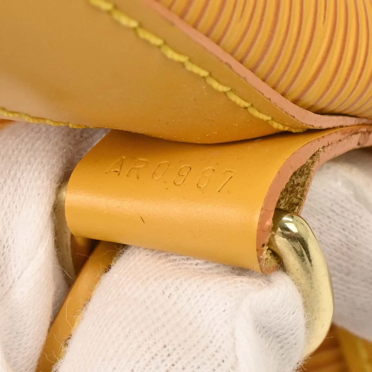 Louis Vuitton Yellow Epi Petite Noe Bucket Shoulder Bag M44109 - Image 10