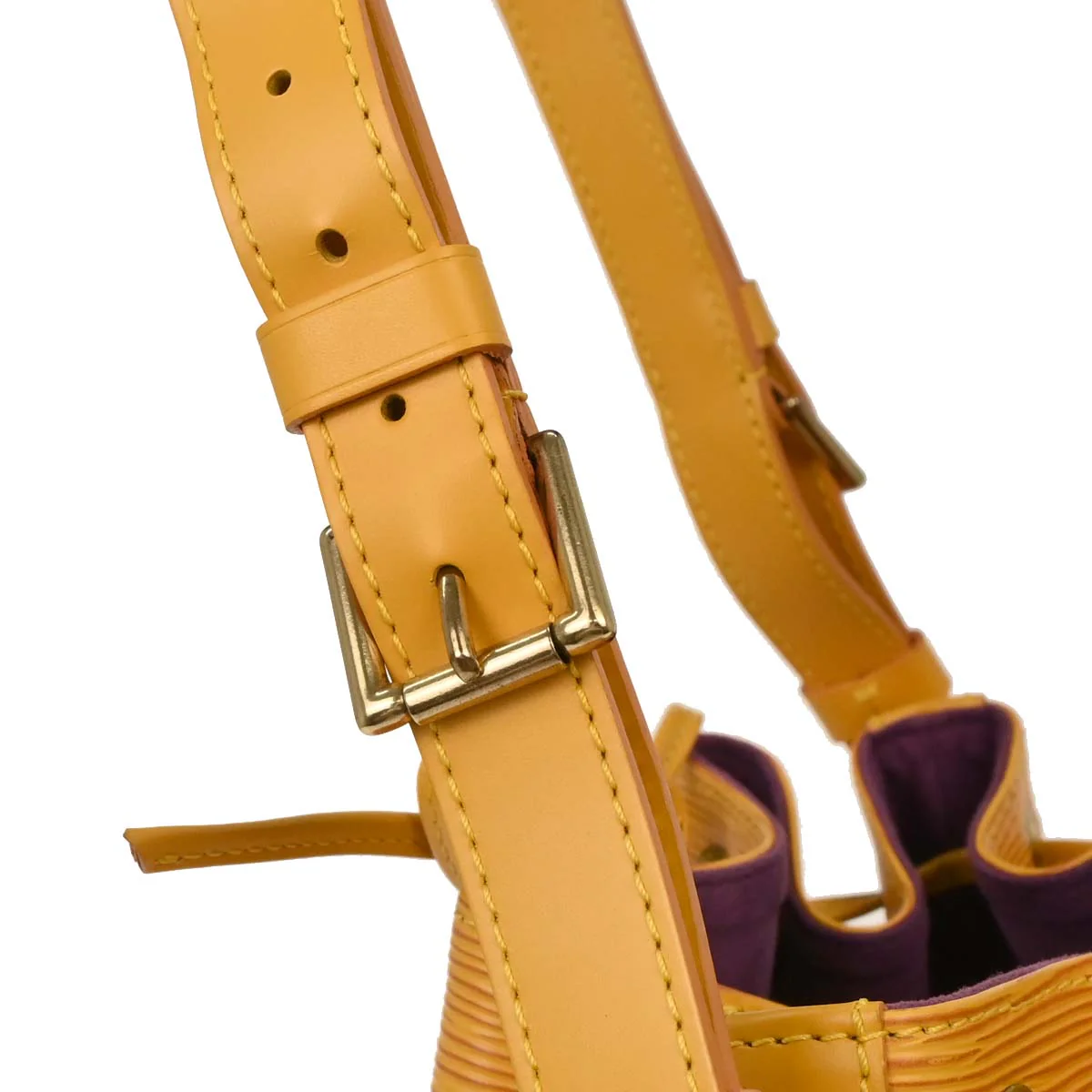 Louis Vuitton Yellow Epi Petite Noe Bucket Shoulder Bag M44109 - Image 4