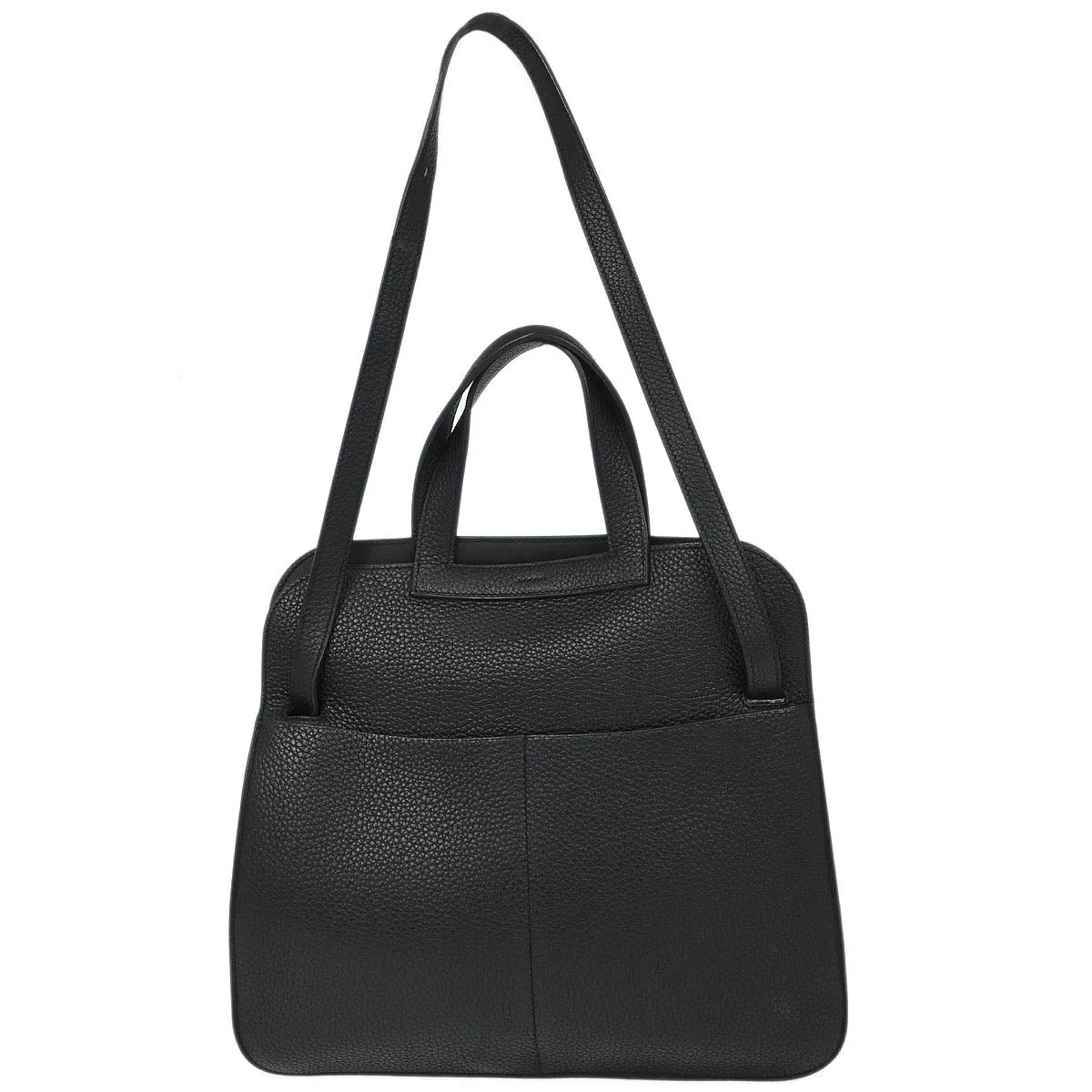 Hermes Black Taurillon Clemence Halzan 31 2way Shoulder Tote Bag - Image 3
