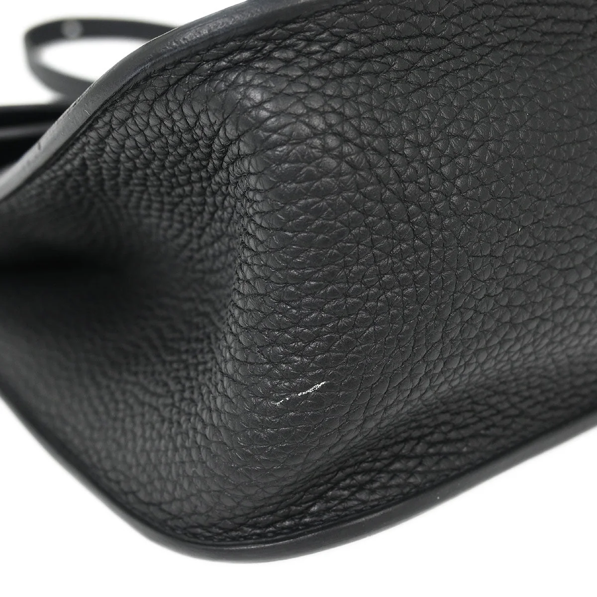 Hermes Black Taurillon Clemence Halzan 31 2way Shoulder Tote Bag - Image 4