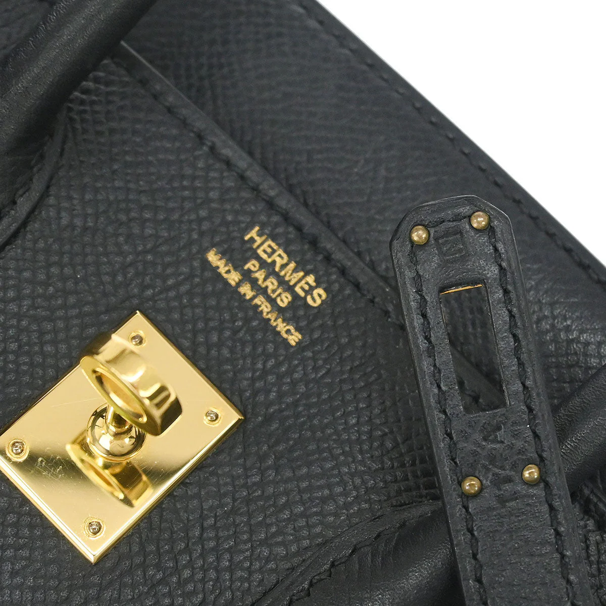 Hermes Black Epsom Birkin 25 Handbag - Image 12