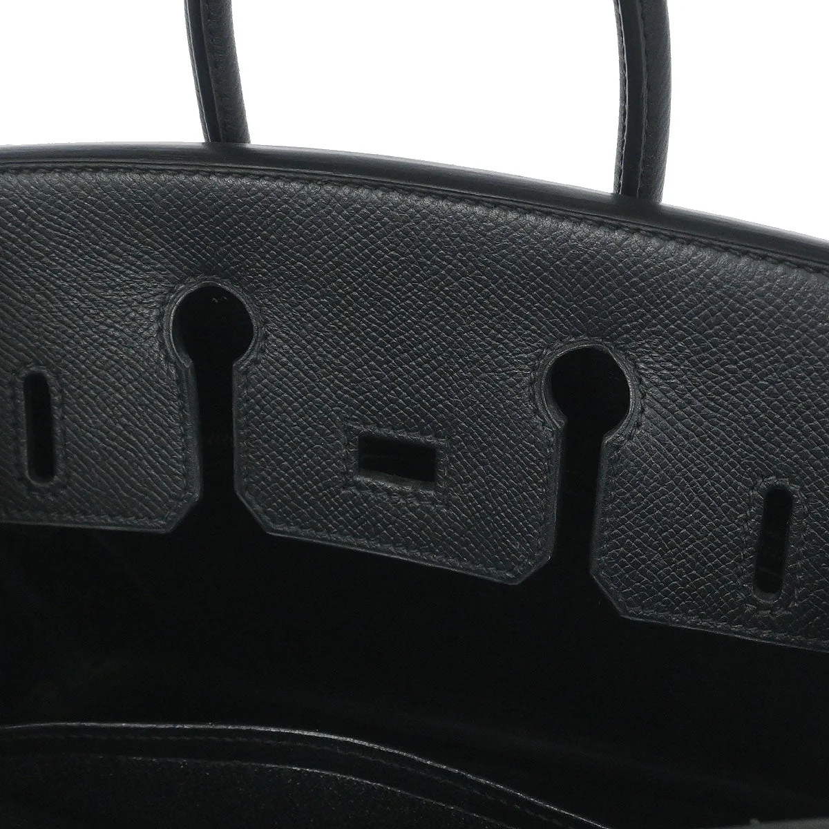 Hermes Black Epsom Birkin 25 Handbag - Image 9
