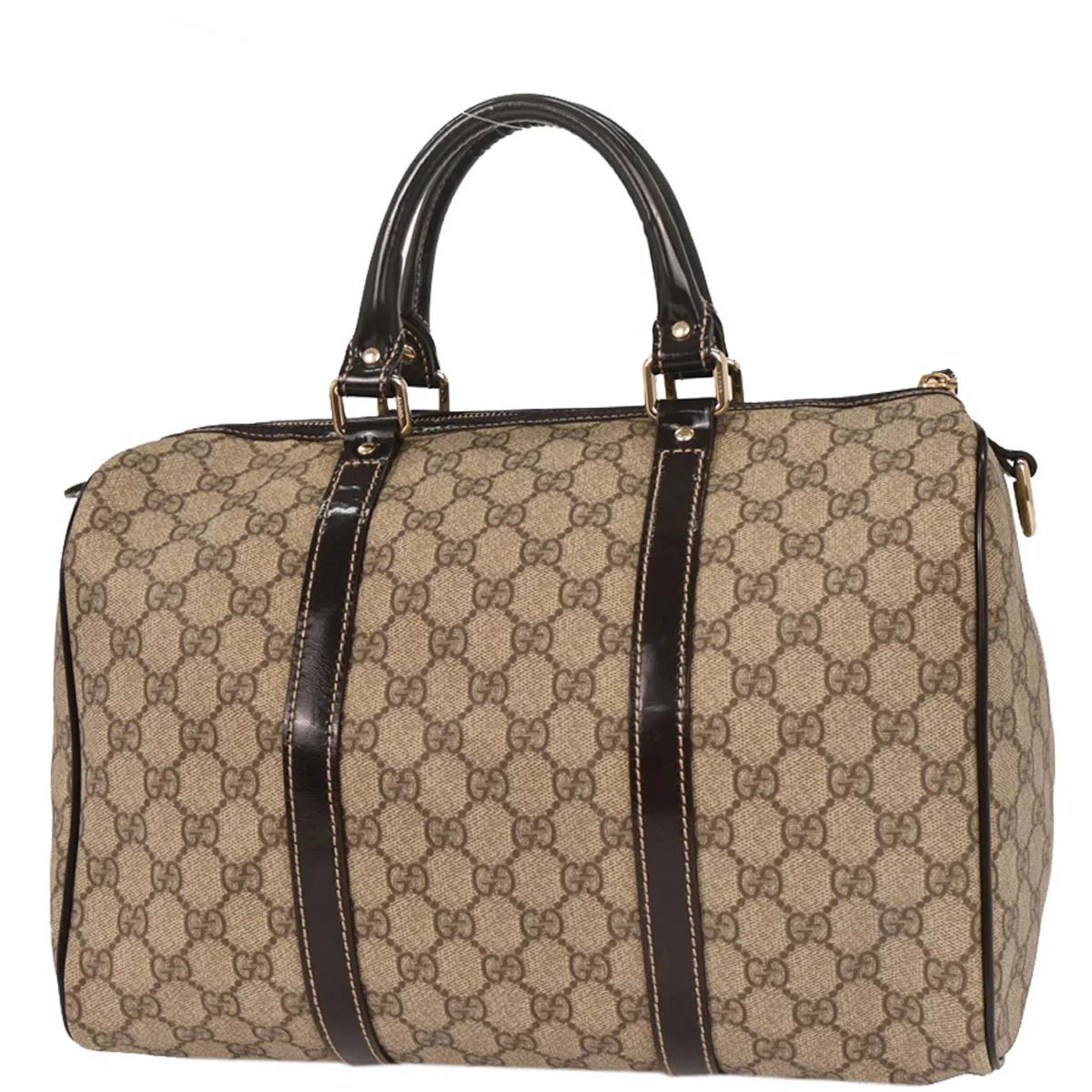 Gucci Beige GG Duffle Handbag - Image 2