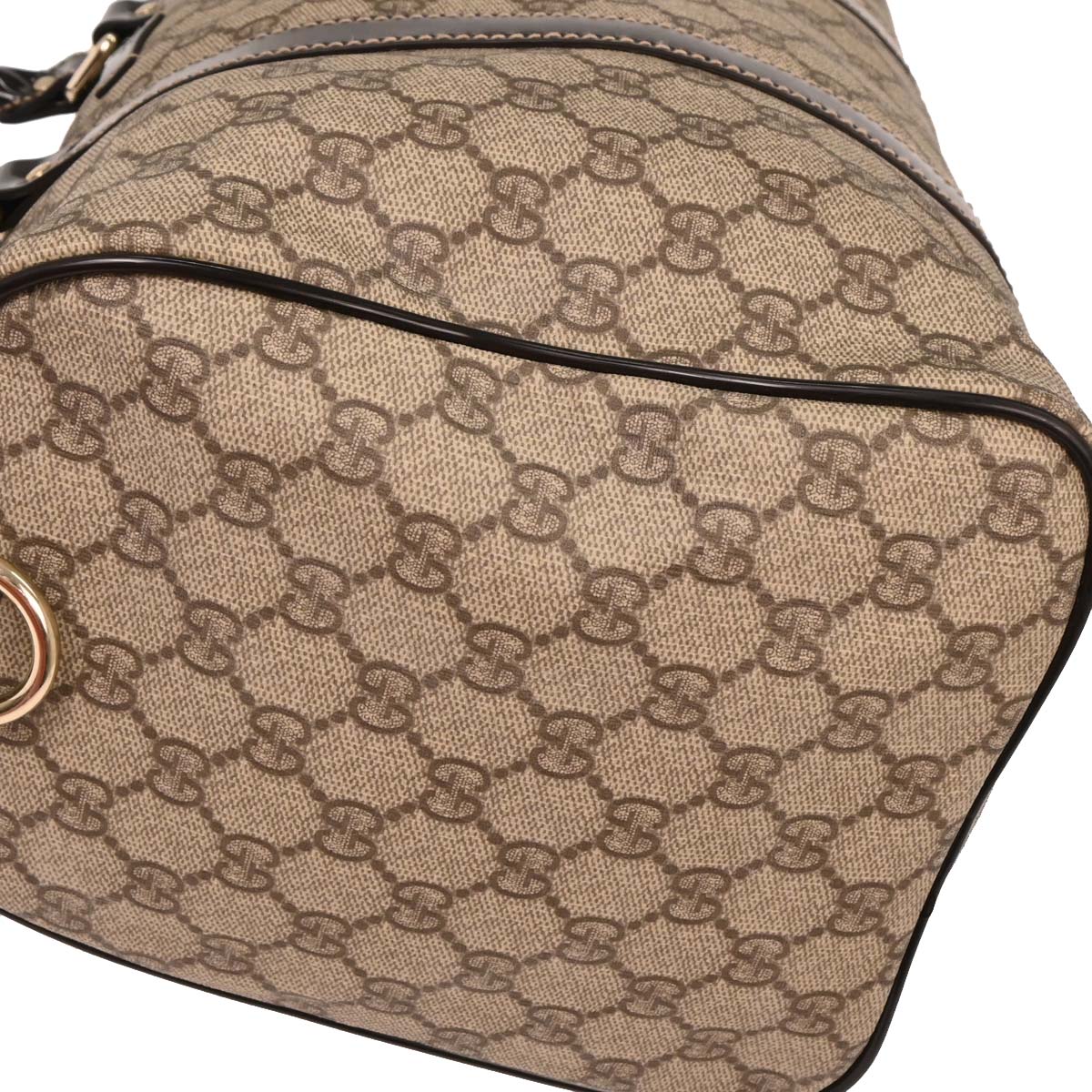 Gucci Beige GG Duffle Handbag - Image 4