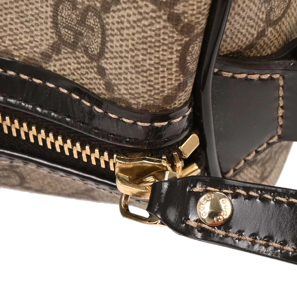 Gucci Beige GG Duffle Handbag - Image 6