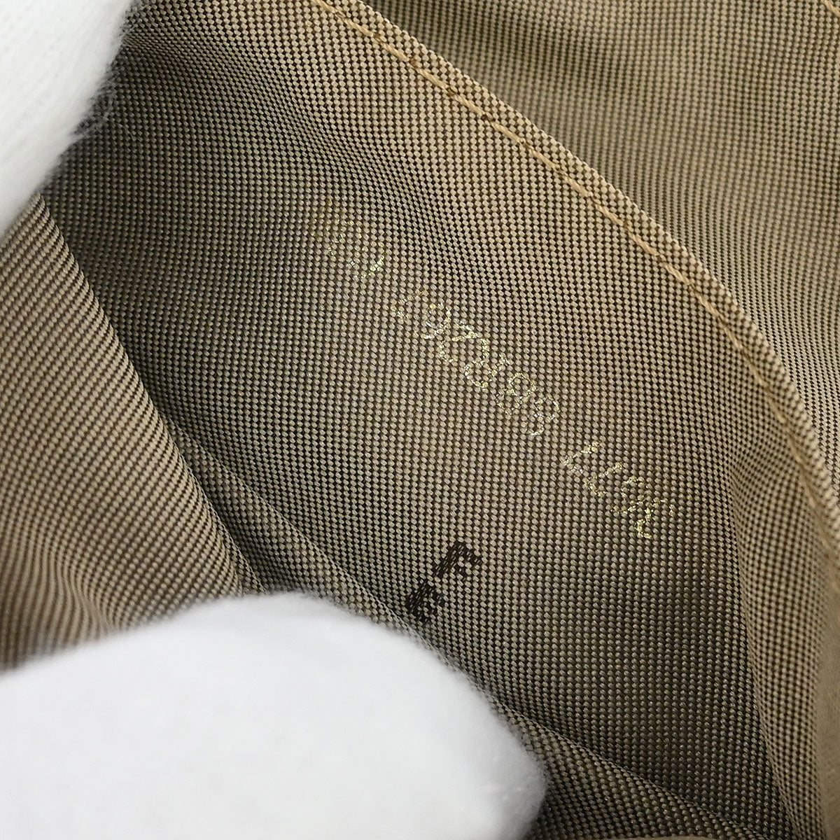 Fendi Gold Zucchino Handbag - Image 10