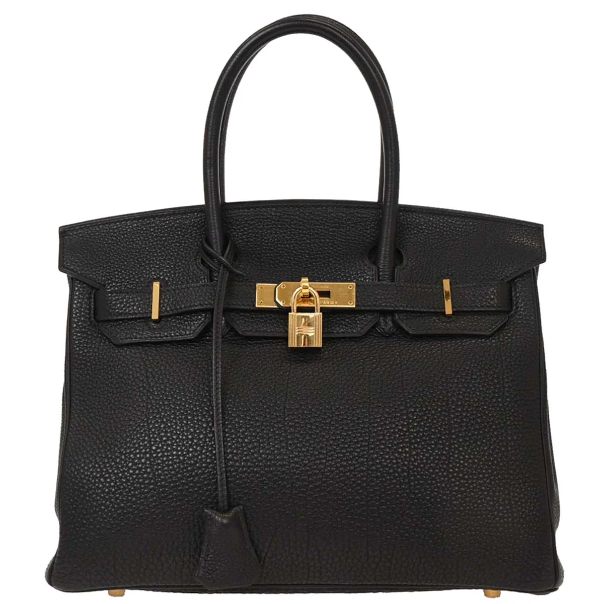 Hermes Black Togo Birkin 30 Handbag