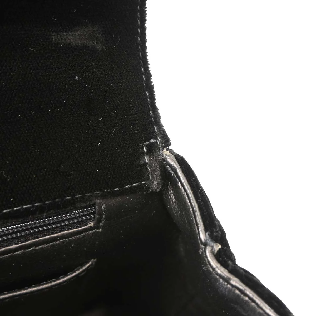 Chanel Black Velvet Mademoiselle Chain Handbag - Image 8