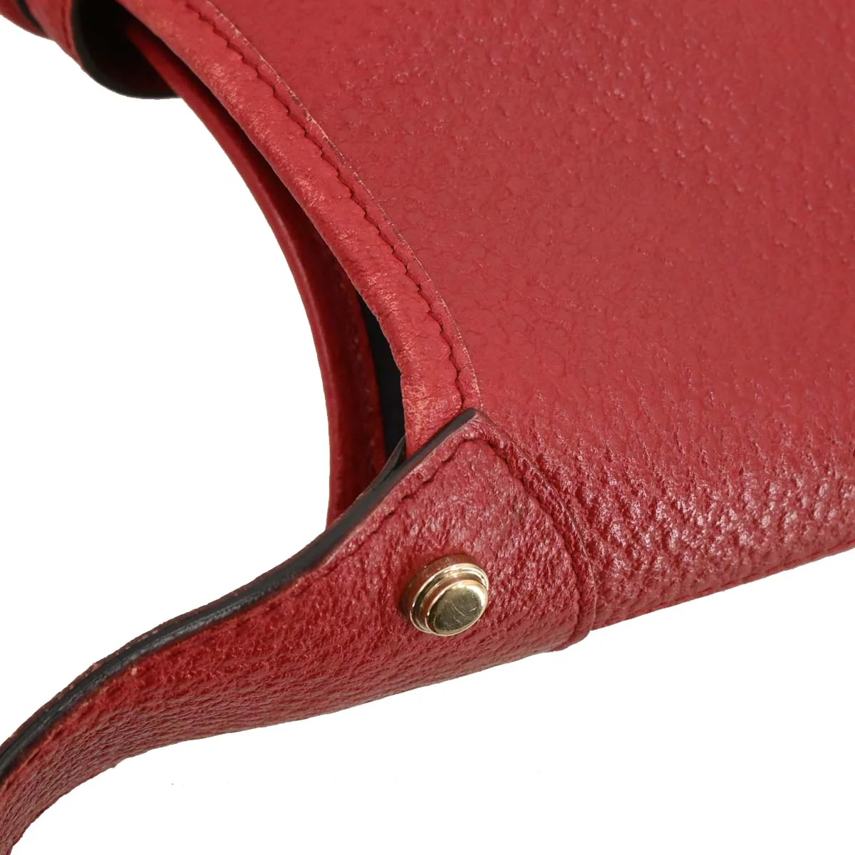 Gucci Red Leather Jackie Handbag - Image 4