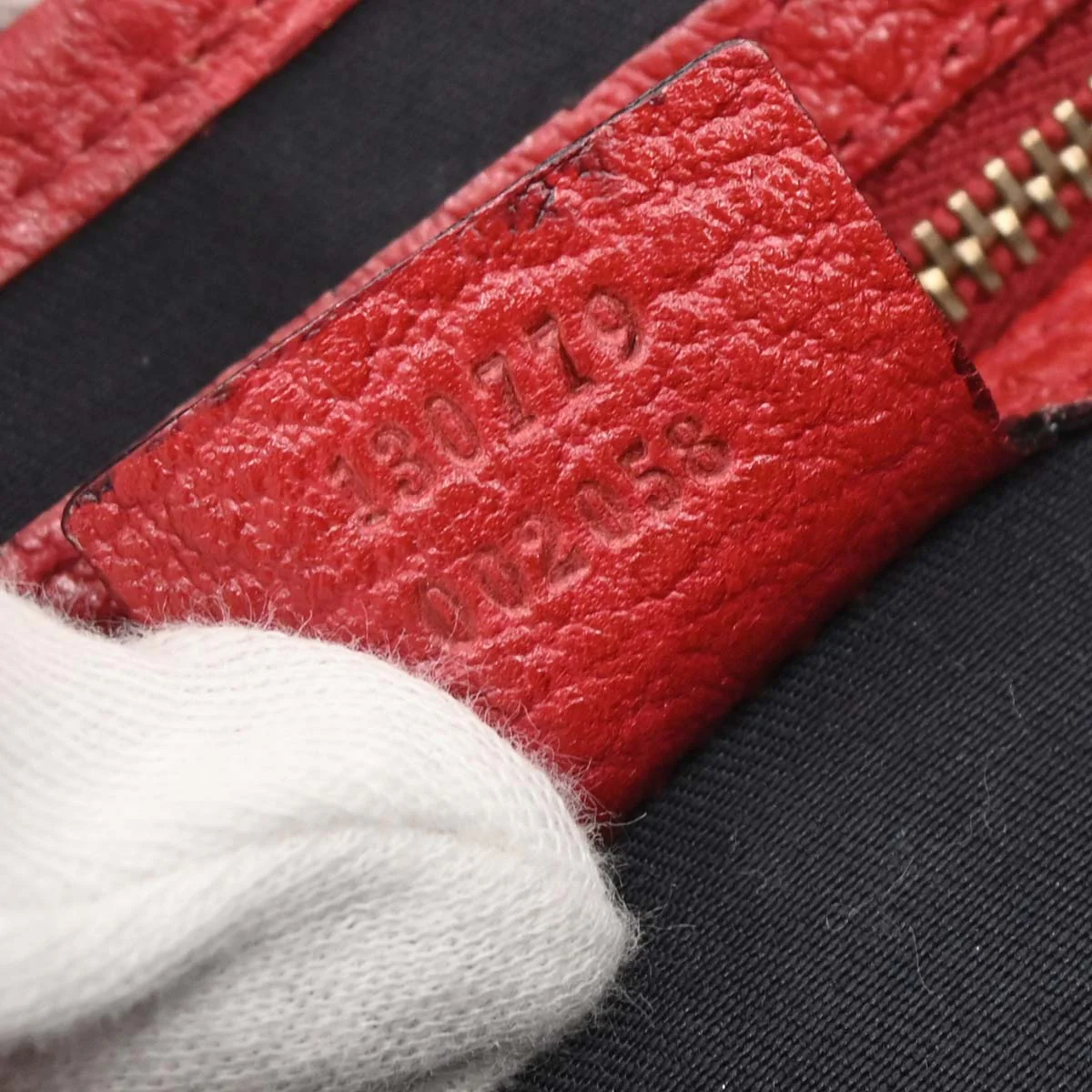 Gucci Red Leather Jackie Handbag - Image 9