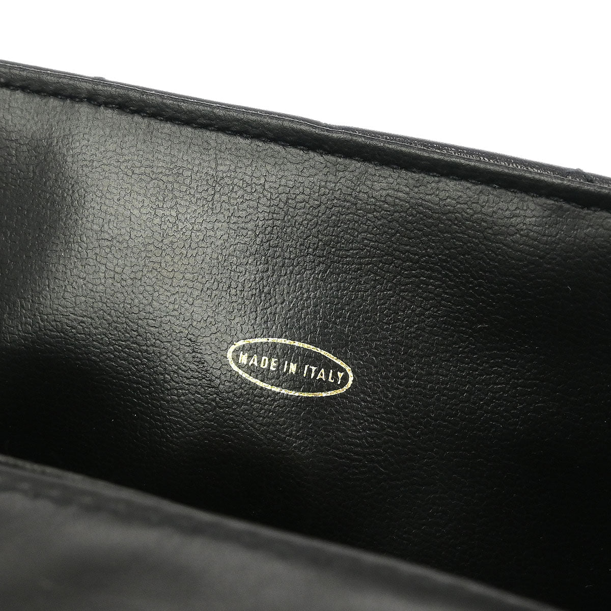 Chanel 1989-1991 Black Lambskin Bum Belt Bag #75/30 - Image 8