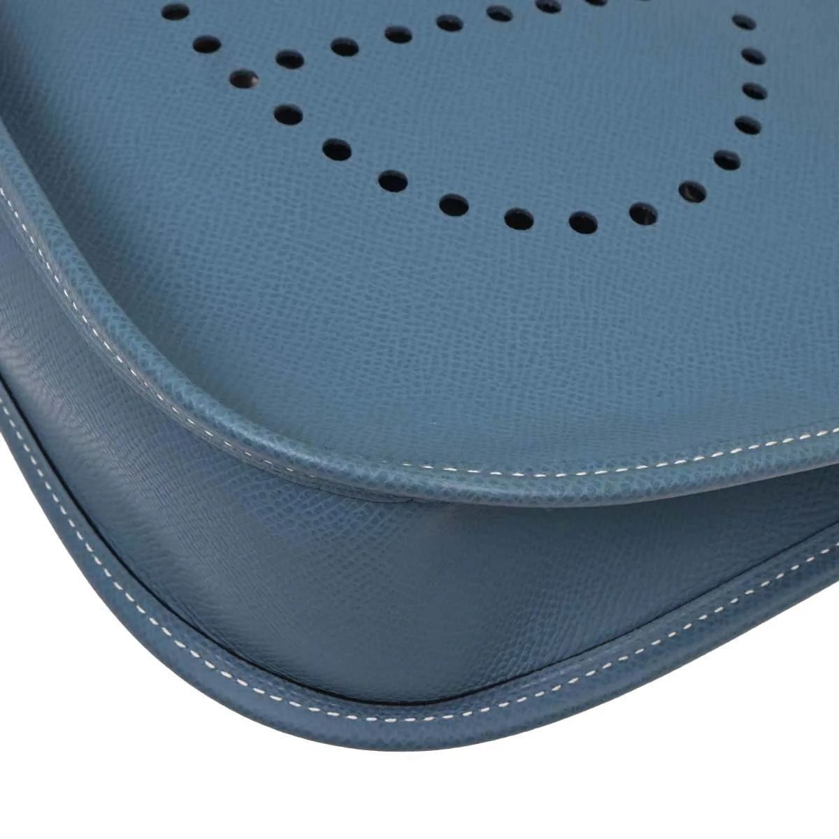 Hermes Blue Jean Epsom Evelyne 1 PM Shoulder Bag - Image 4