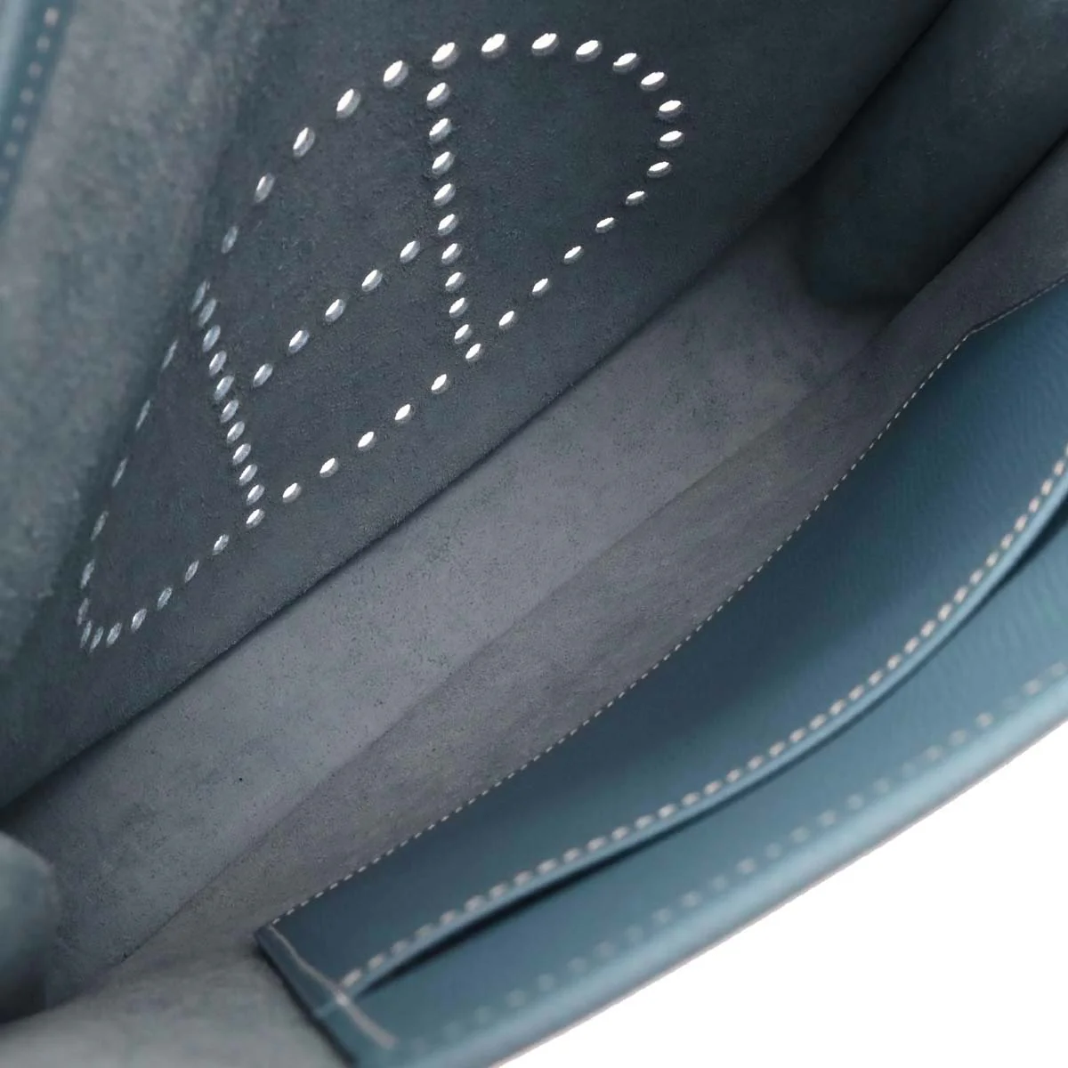 Hermes Blue Jean Epsom Evelyne 1 PM Shoulder Bag - Image 7
