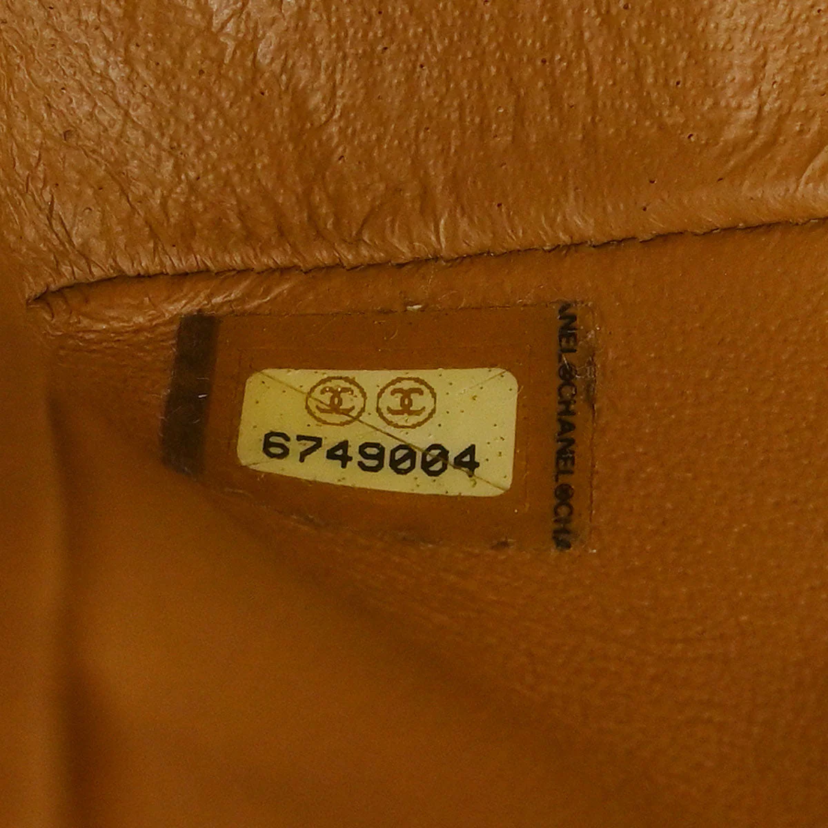 Chanel 2000-2002 Brown Cotton East West Mademoiselle Lock Shoulder Bag - Image 10