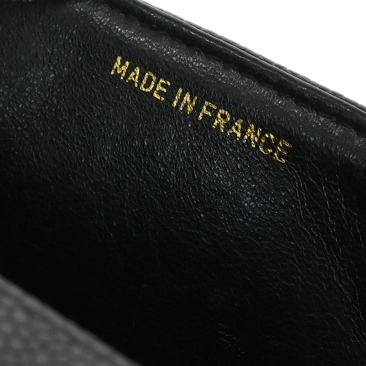 Chanel 1994-1996 Black Caviar Chevron Single Flap Shoulder Bag - Image 8