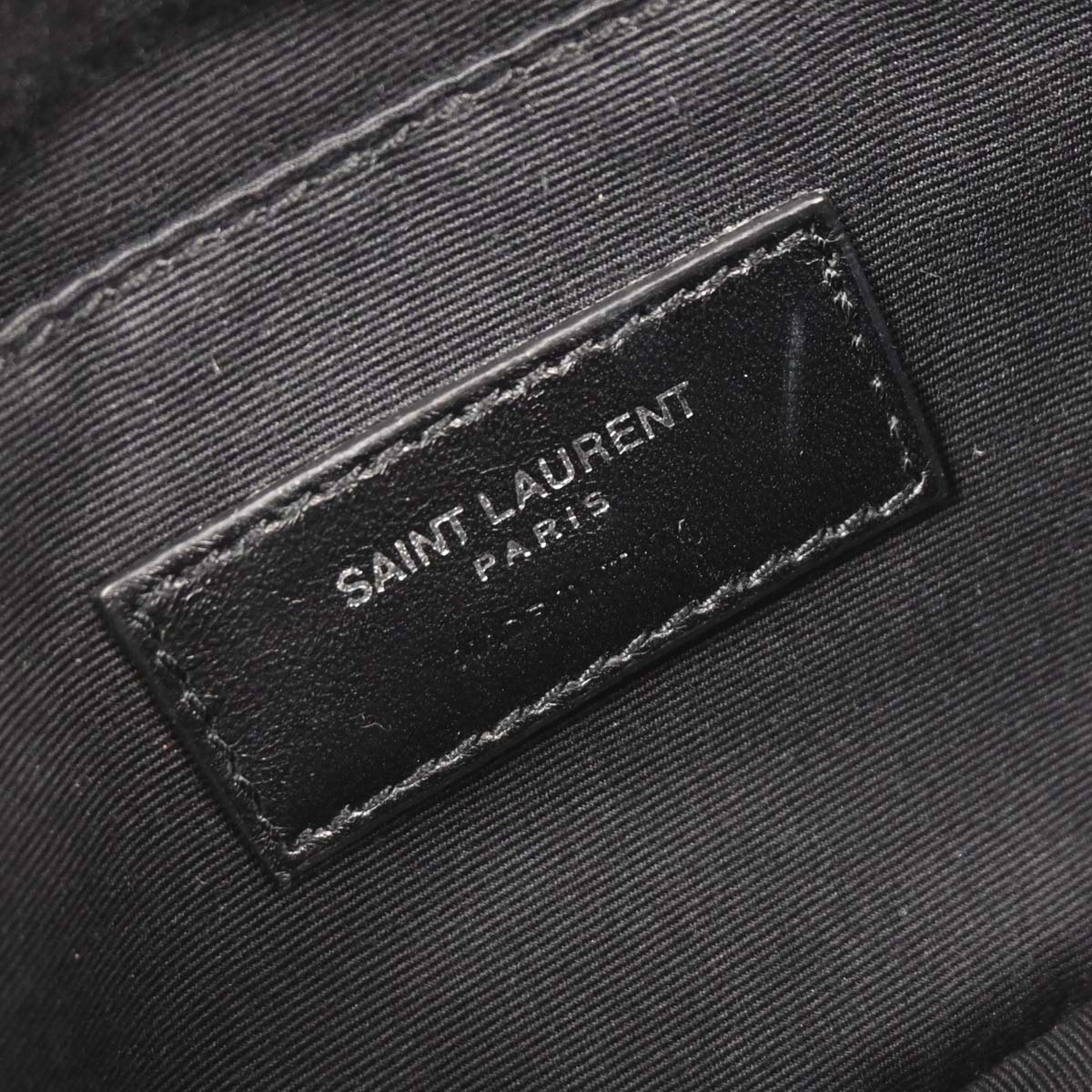 Saint Laurent Black Lou Belt Bag - Image 9