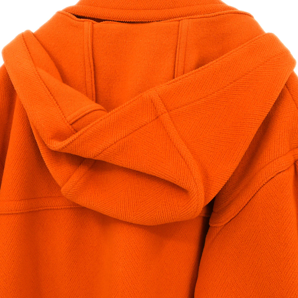 Hermes Duffel Coat Orange #52 - Image 3