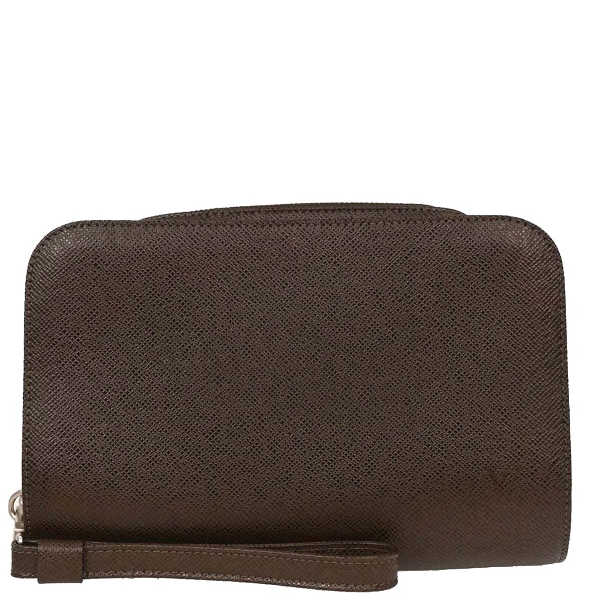 Louis Vuitton 2004 Brown Taiga Baikal Clutch Handbag M30188