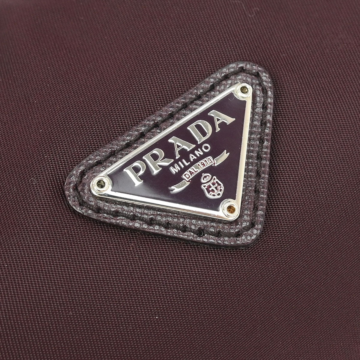 Prada Purple Nylon Handbag - Image 5