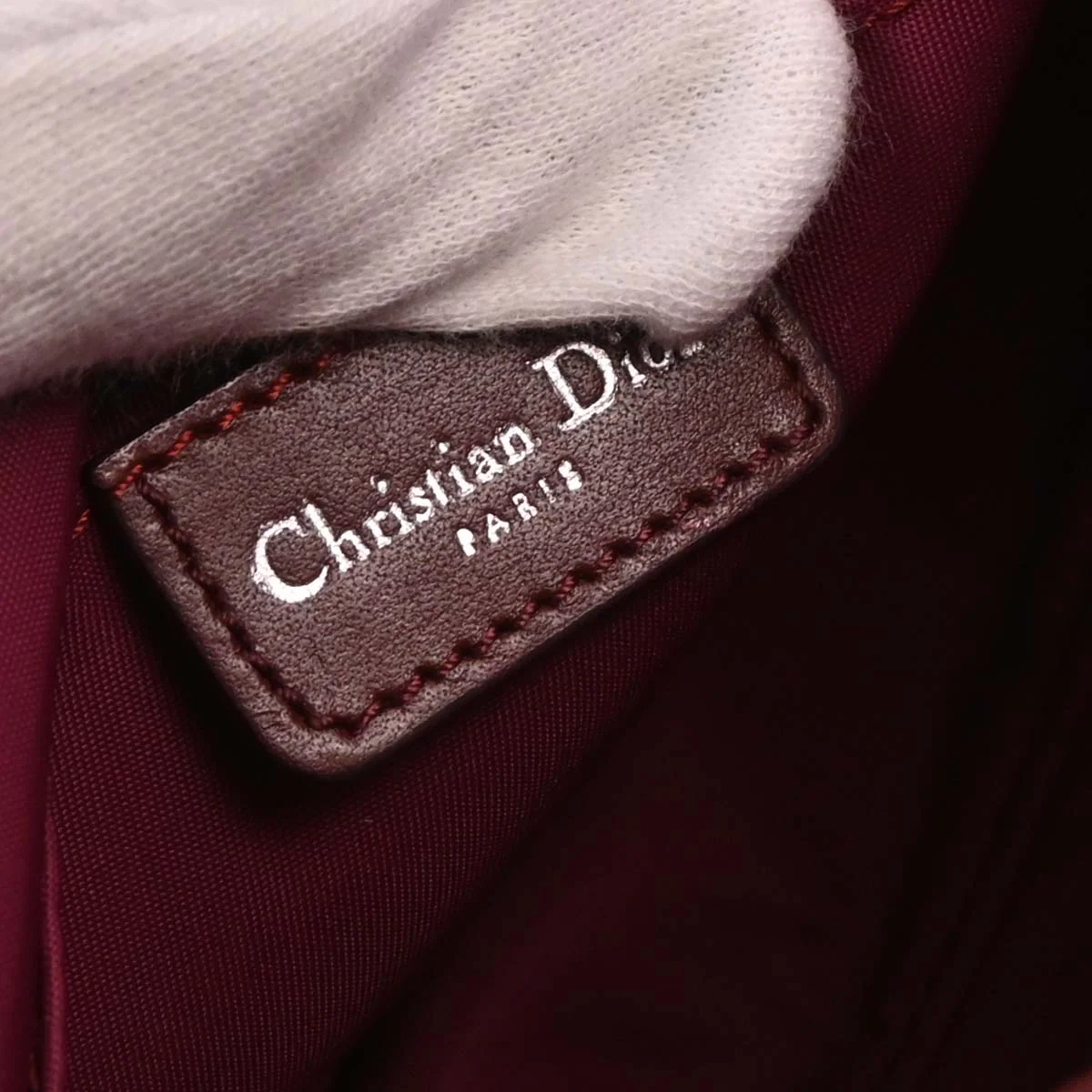 Christian Dior Bordeaux Trotter Handbag - Image 9