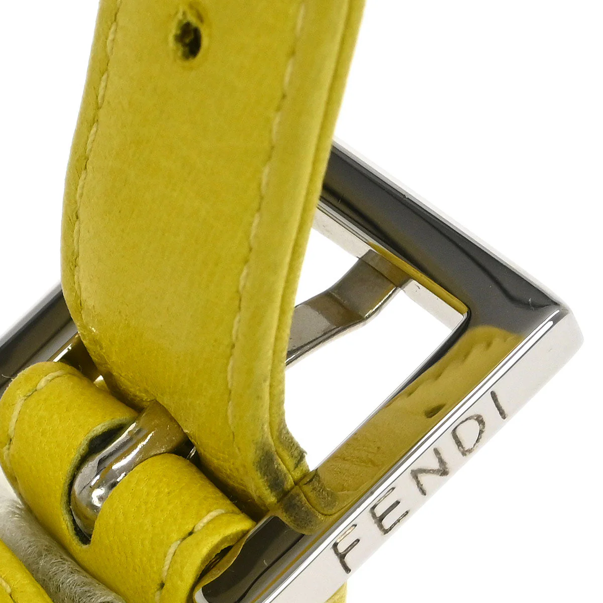 Fendi 2000 Leather Baguette Handbag - Image 6
