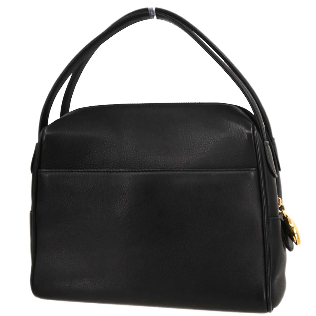 Christian Dior Black Leather CD Logo Handbag - Image 2