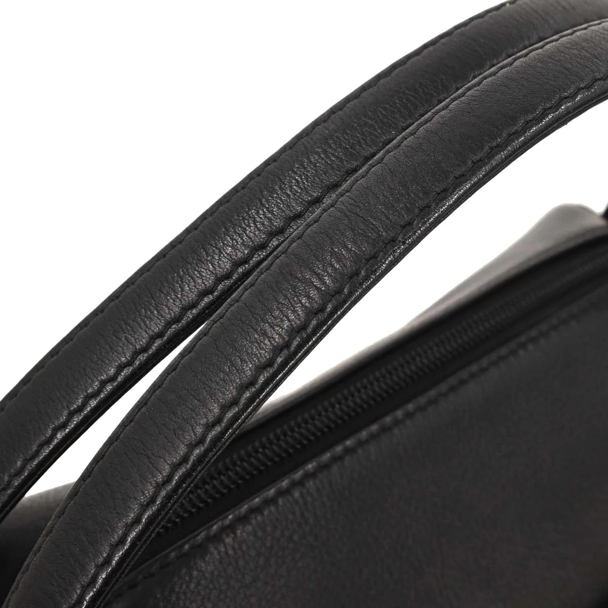 Christian Dior Black Leather CD Logo Handbag - Image 3