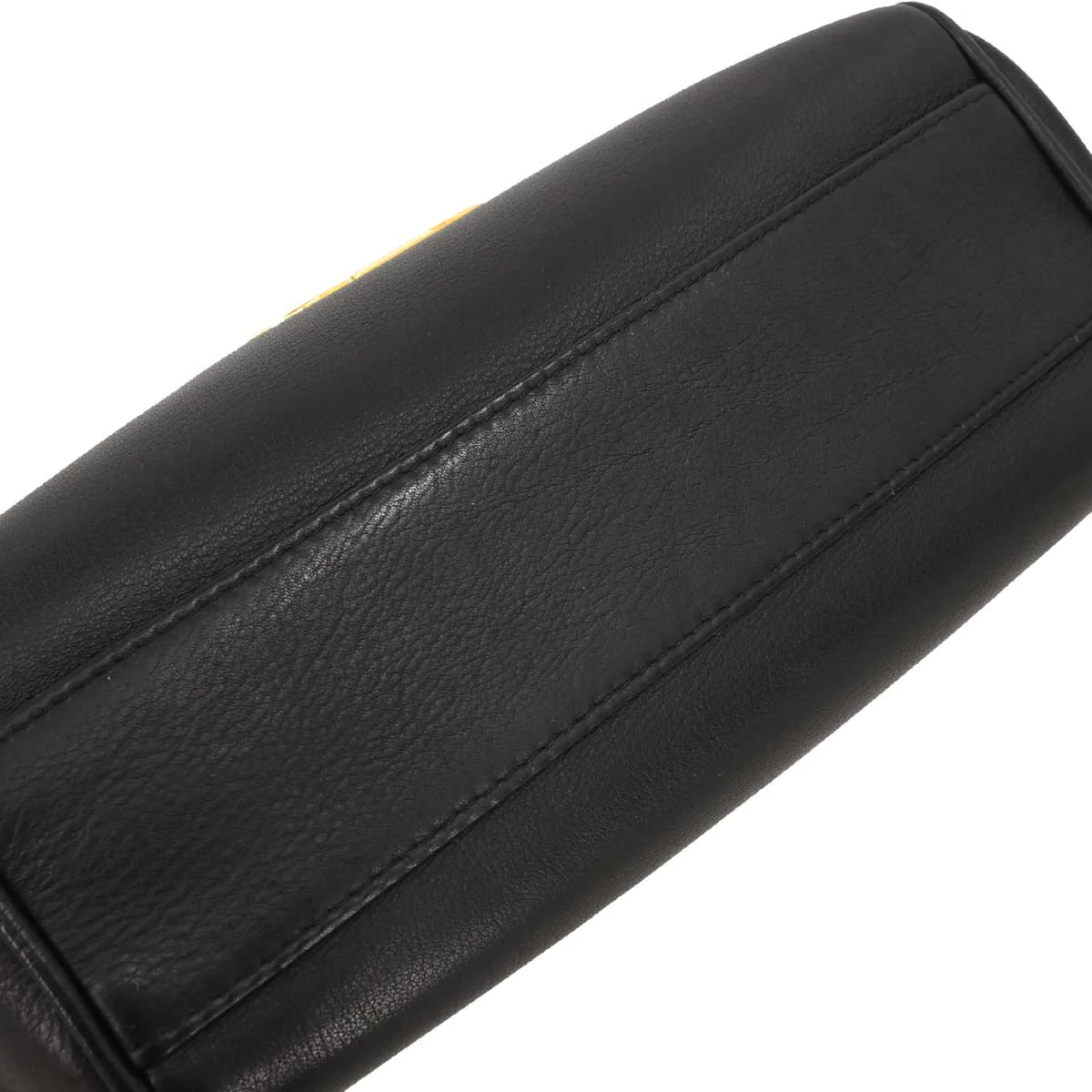 Christian Dior Black Leather CD Logo Handbag - Image 5